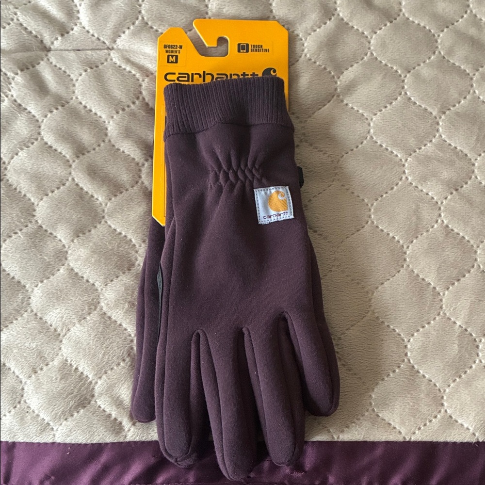 Carhartt Dark Purple Winter Gloves